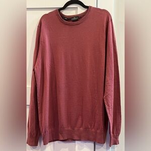NWT Rodd & Gunn 100% Extrafine Merino Wool Sweater in Rust Red - Size XL